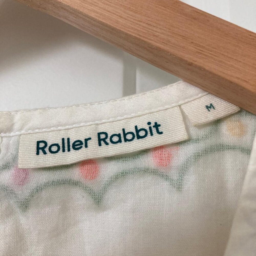Anthropologie Roller Rabbit White Dress 100% Cotton - Picture 5 of 5